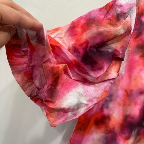 Chico’s Terry French Tie Dye Dress Women’s Size 1 Medium - Picture 8 of 13